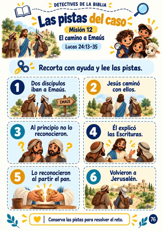 Página de Detectives de la Biblia