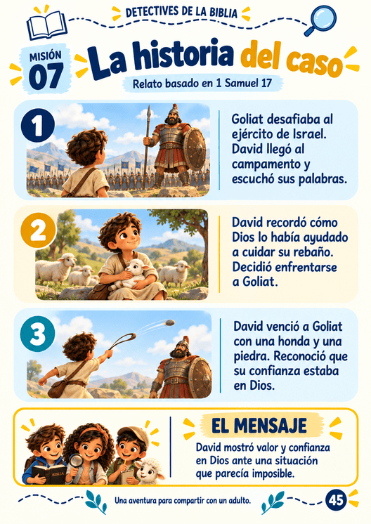 Página de Detectives de la Biblia