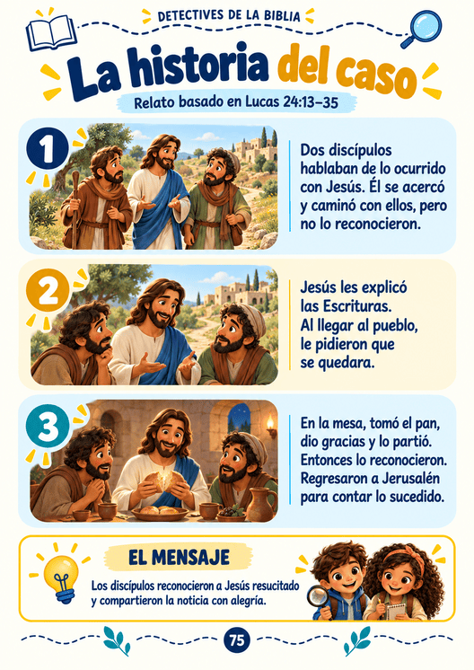 Página de Detectives de la Biblia