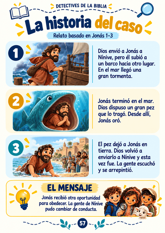 Página de Detectives de la Biblia