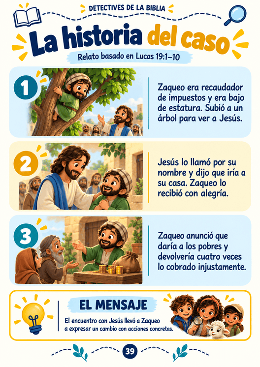 Página de Detectives de la Biblia