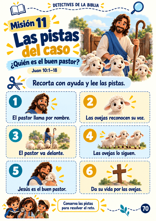 Página de Detectives de la Biblia